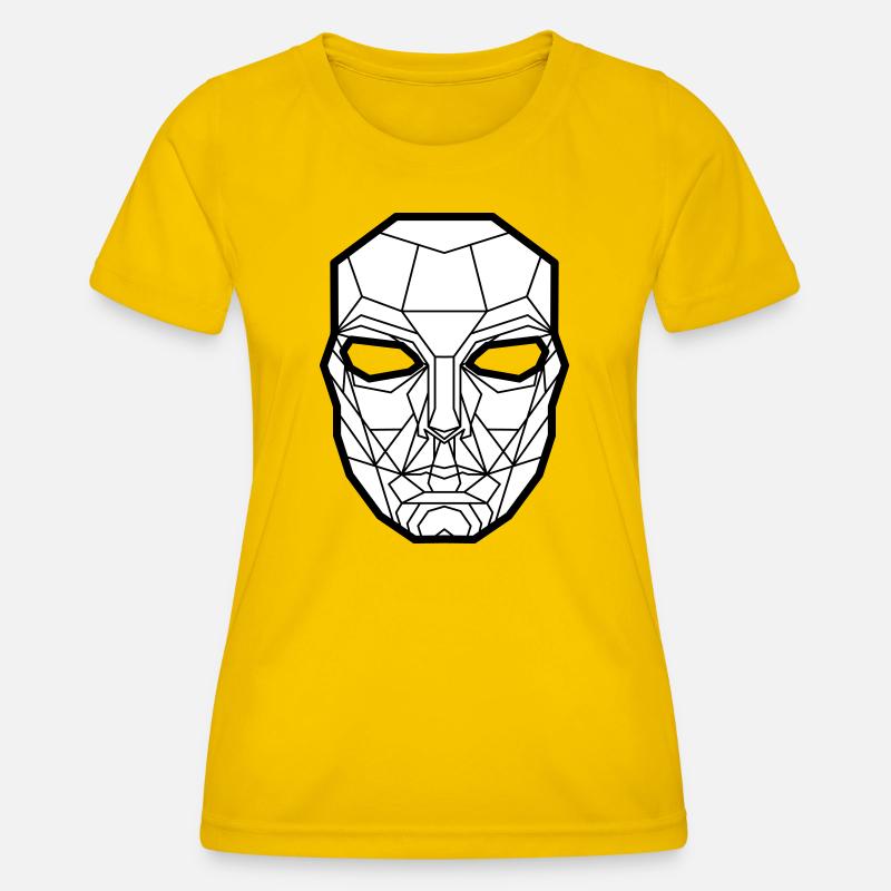 Kimura Mask White - Women's Functional T-Shirt - egg yellow