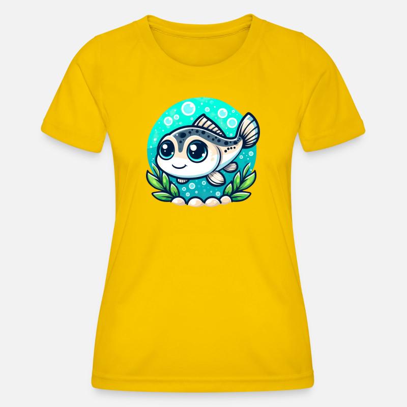 Salmoni - Women's Functional T-Shirt - egg yellow