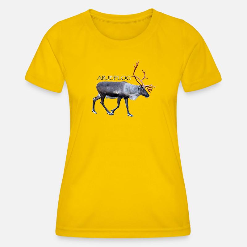ARJEPLOG - Women's Functional T-Shirt - egg yellow