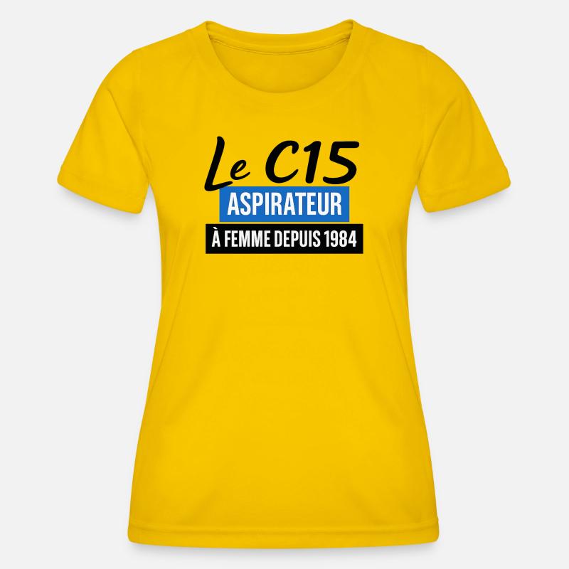 C15 - Women's Functional T-Shirt - egg yellow