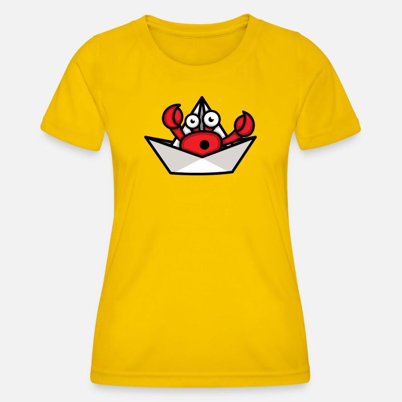 Hermit Crab - Women's Functional T-Shirt - egg yellow