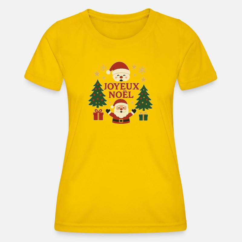 Christmas - Women's Functional T-Shirt - egg yellow