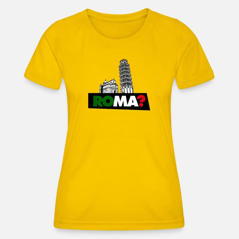 Rome? - Women's Functional T-Shirt - egg yellow