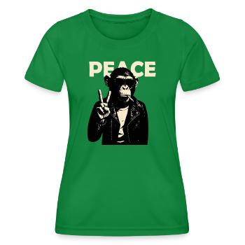 Singe Rebelle Pacifique - T-shirt sport Femme - vert - Devant - AI Model Female 172 dark (172cm)