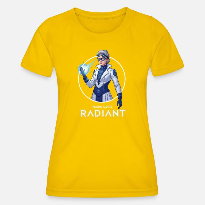 Futuristic Radiant Scientist - Women's Functional T-Shirt - egg yellow