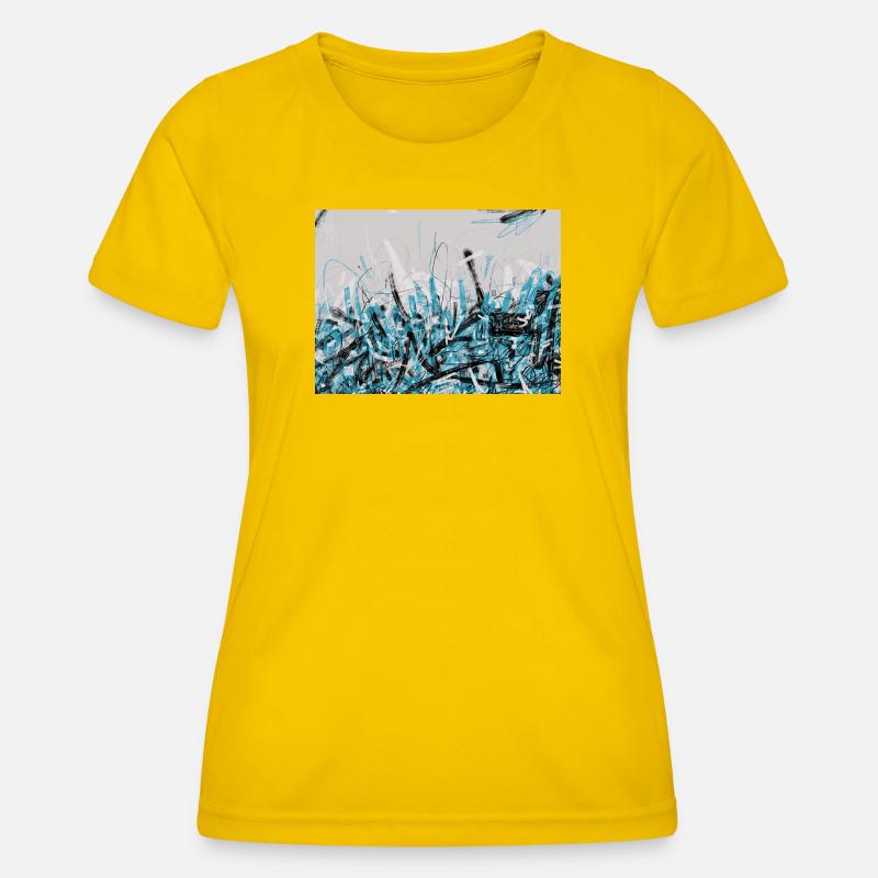 Tag Without a Name - Women's Functional T-Shirt - egg yellow