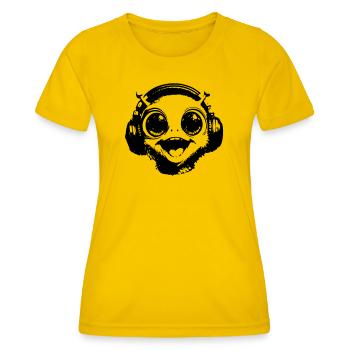 Alien - Women's Functional T-Shirt - egg yellow - Front - AI Model Female 172 dark (172cm)