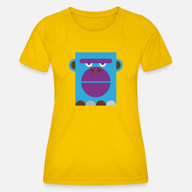 Gorilla - Women's Functional T-Shirt - egg yellow