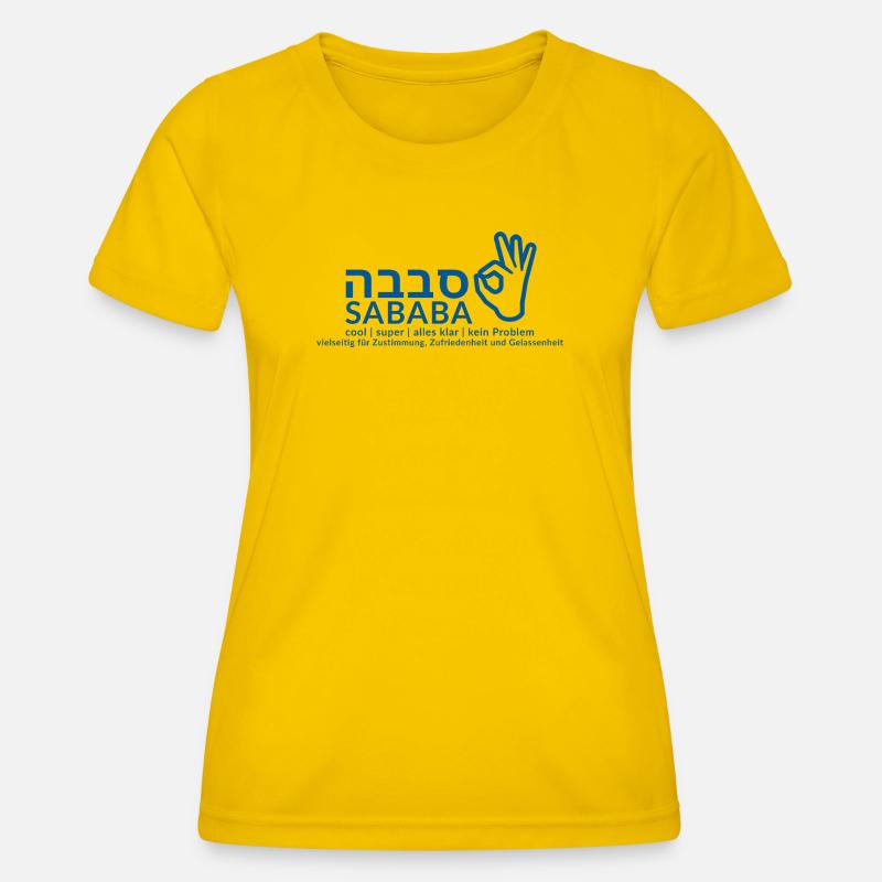 Sababa - Women's Functional T-Shirt - egg yellow