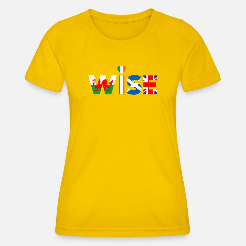 Wise - Women's Functional T-Shirt - egg yellow