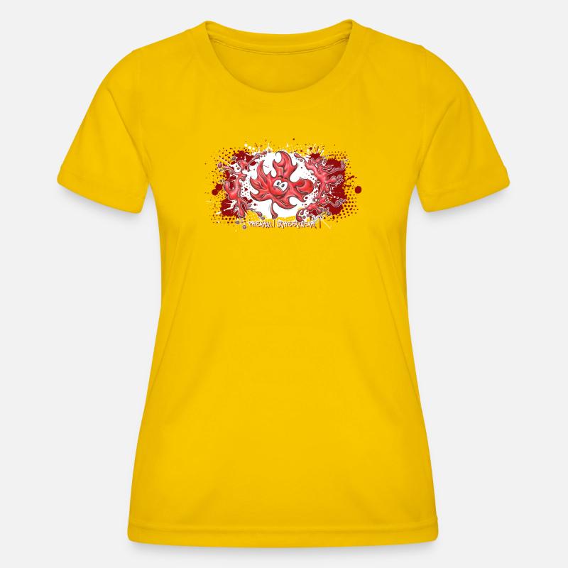 Canada Love - Women's Functional T-Shirt - egg yellow