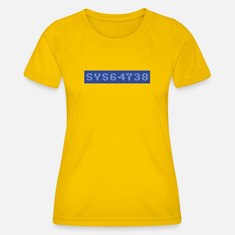 64: SYS64738 - Women's Functional T-Shirt - egg yellow