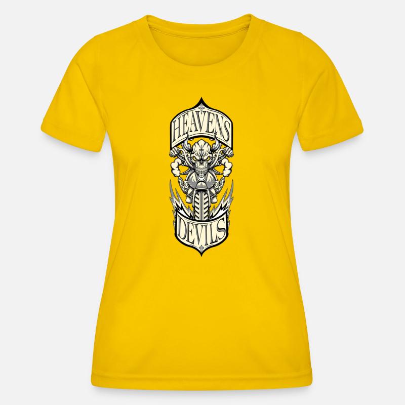 Heavens Devils - Women's Functional T-Shirt - egg yellow