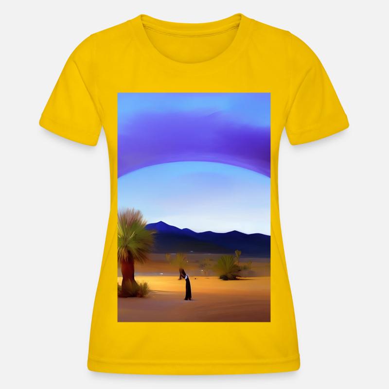Arabian Desert - Women's Functional T-Shirt - egg yellow