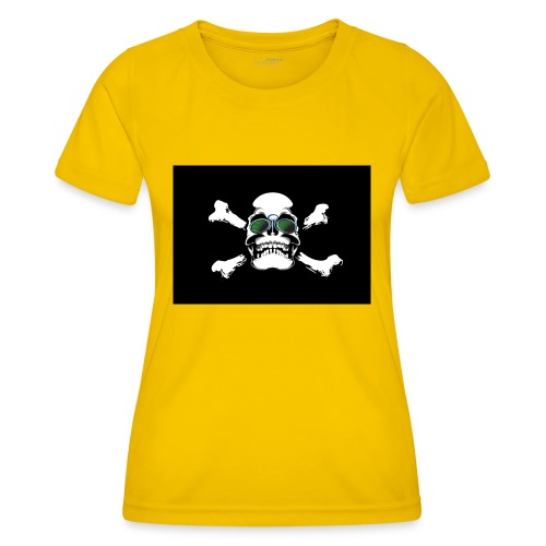 Warning Skull - Naisten tekninen t-paita