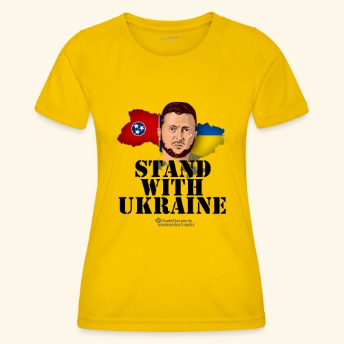 Ukraine Tennessee - Frauen Funktions-T-Shirt
