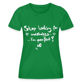 L’amour de soi sait - T-shirt sport Femme - vert - Devant - AI Model Female 172 dark (172cm)