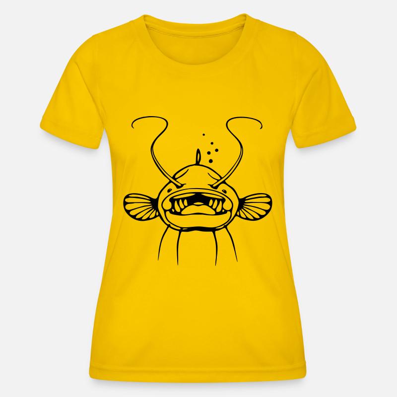 catfish - Women's Functional T-Shirt - egg yellow