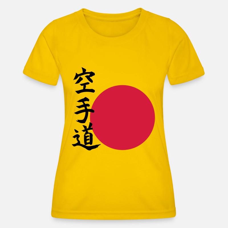 Karate do - Orient - Women's Functional T-Shirt - egg yellow