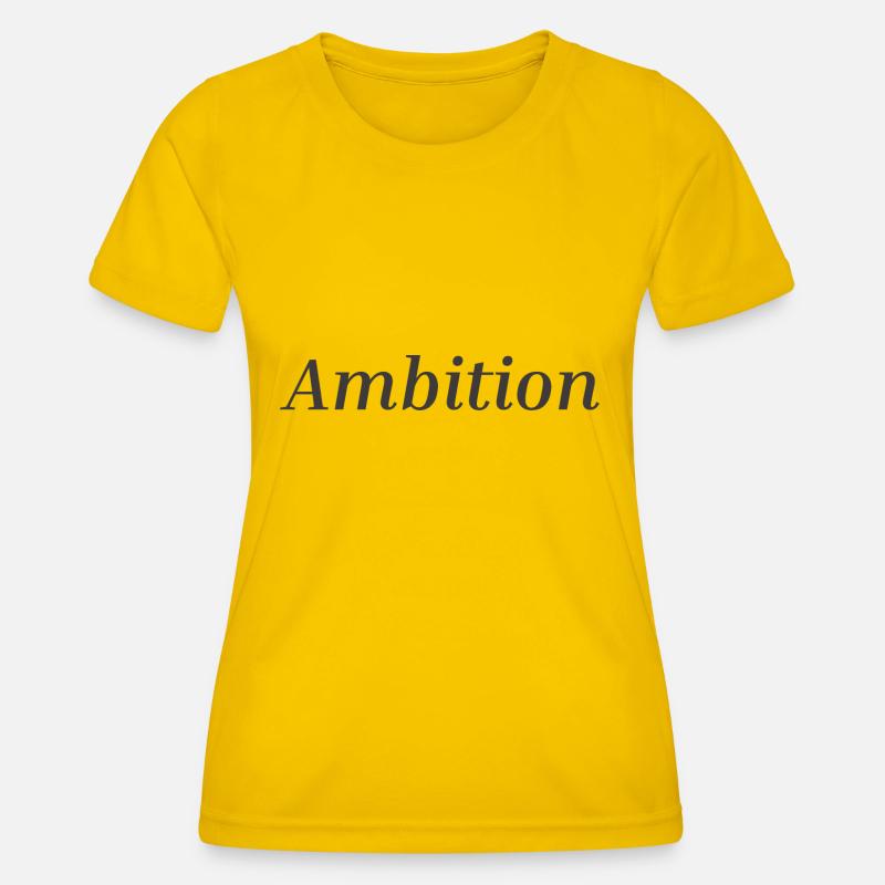 Ambition 1 - Women's Functional T-Shirt - egg yellow