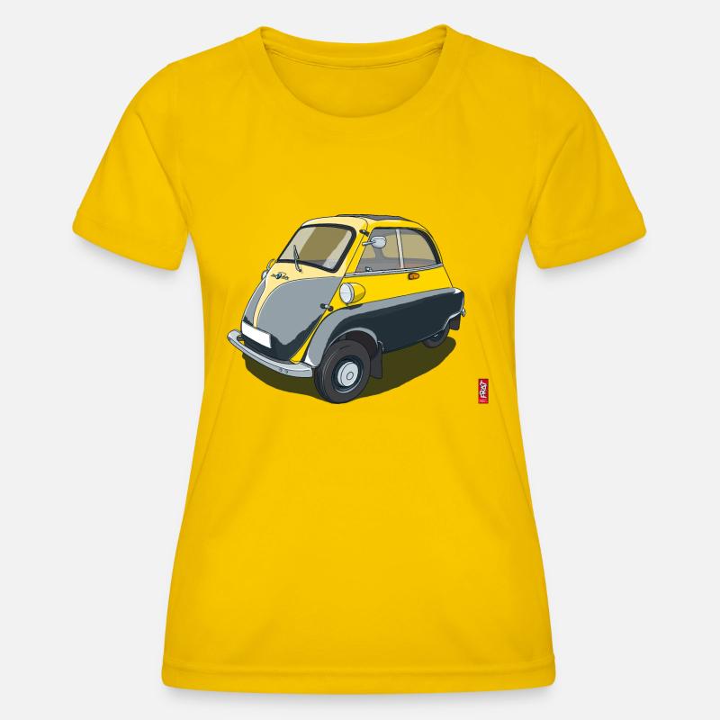 Oldtimer Isetta - Women's Functional T-Shirt - egg yellow