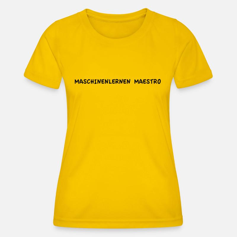 Machine Learning Maestro - Women's Functional T-Shirt - egg yellow