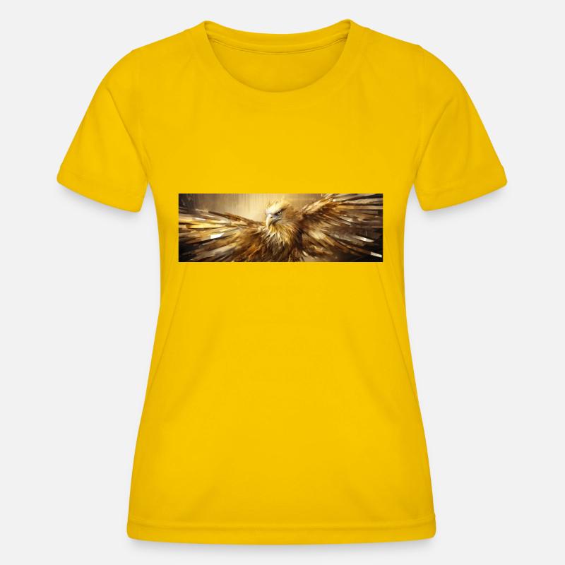 Golden eagle - Women's Functional T-Shirt - egg yellow