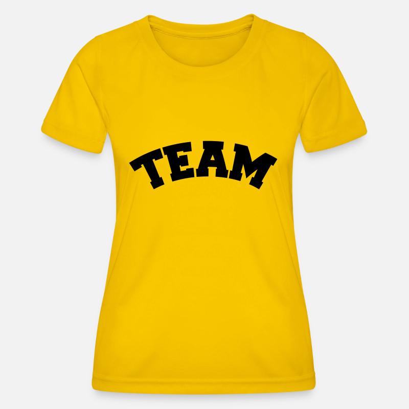 team - Women's Functional T-Shirt - egg yellow