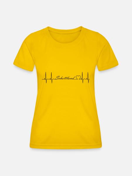 Schottland - Frauen Funktions-T-Shirt - Eigelb