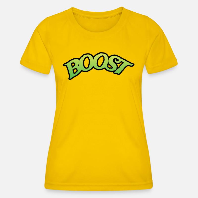 BOOST - Women's Functional T-Shirt - egg yellow