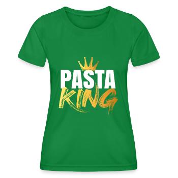 Roi des pâtes - T-shirt sport Femme - vert - Devant - AI Model Female 172 dark (172cm)