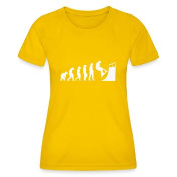 Scooter Scooter Scooter Cadeau - T-shirt sport Femme - jaune d'œuf - Devant - AI Model Female 172 dark (172cm)