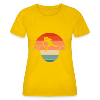 Scooter Scooter Scooter Cadeau - T-shirt sport Femme - jaune d'œuf - Devant - AI Model Female 172 dark (172cm)
