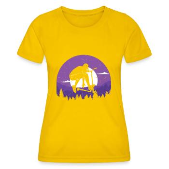 Scooter Scooter Scooter Cadeau - T-shirt sport Femme - jaune d'œuf - Devant - AI Model Female 172 dark (172cm)