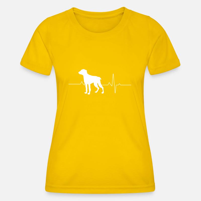Weimaraner - Women's Functional T-Shirt - egg yellow