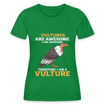 Vautour - T-shirt sport Femme - vert - Devant - AI Model Female 172 dark (172cm)