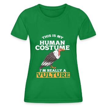 Vautour - T-shirt sport Femme - vert - Devant - AI Model Female 172 dark (172cm)