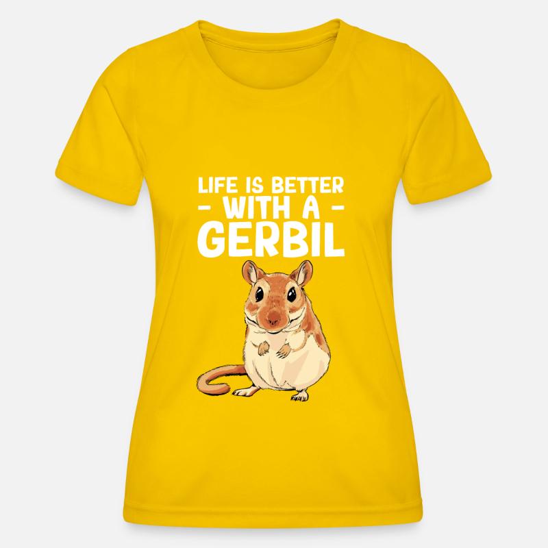 Gerbil - Women's Functional T-Shirt - egg yellow