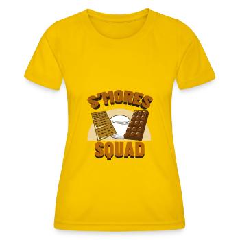 Chocolate - Women's Functional T-Shirt - egg yellow - Front - AI Model Female 172 dark (172cm)