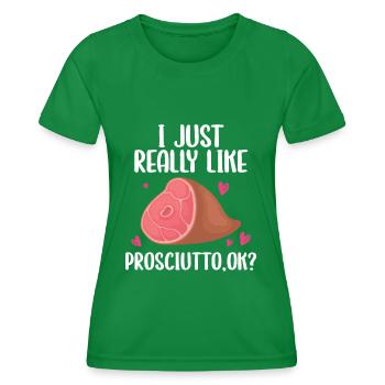Jambon - T-shirt sport Femme - vert - Devant - AI Model Female 172 dark (172cm)