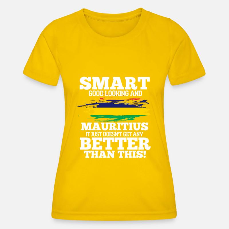 Mauritius - Women's Functional T-Shirt - egg yellow