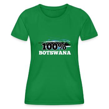 Botswana - Frauen Funktions-T-Shirt - Kelly Green - Vorne - AI Model Female 172 dark (172cm)
