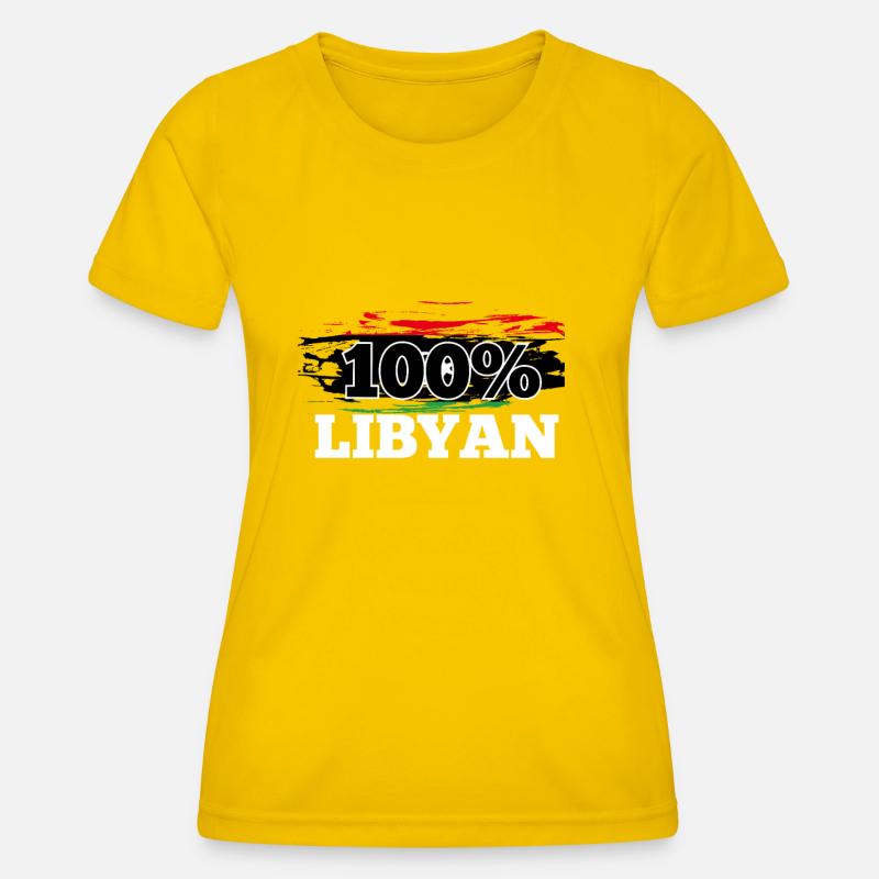 Libya - Women's Functional T-Shirt - egg yellow