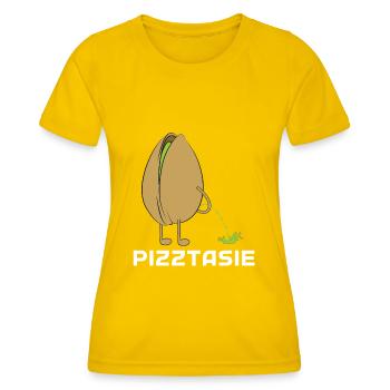Pistachio Christmas Dinner Gift - Women's Functional T-Shirt - egg yellow - Front - AI Model Female 172 dark (172cm)
