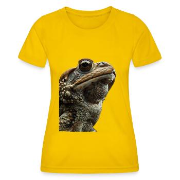 Toad - Women's Functional T-Shirt - egg yellow - Front - AI Model Female 172 dark (172cm)