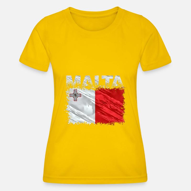 Malta - Women's Functional T-Shirt - egg yellow