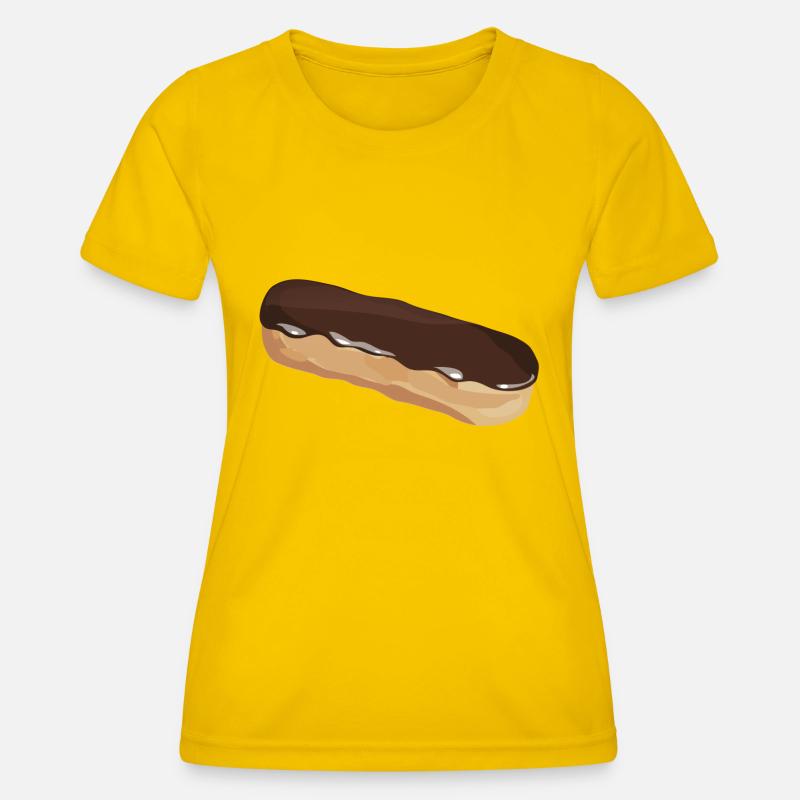 eclair_chocolat - Women's Functional T-Shirt - egg yellow