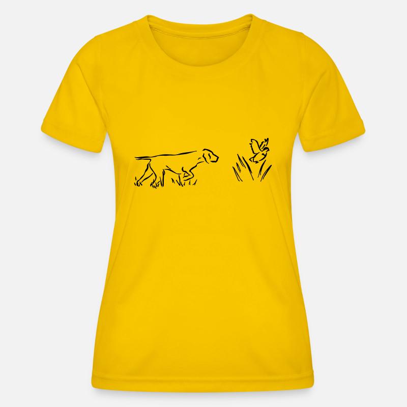 Standee - Women's Functional T-Shirt - egg yellow