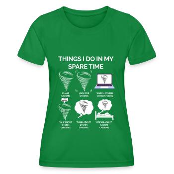 Tornado - Women's Functional T-Shirt - kelly green - Front - AI Model Female 172 dark (172cm)