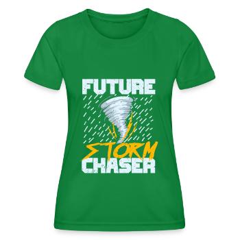 Tornado - Women's Functional T-Shirt - kelly green - Front - AI Model Female 172 dark (172cm)
